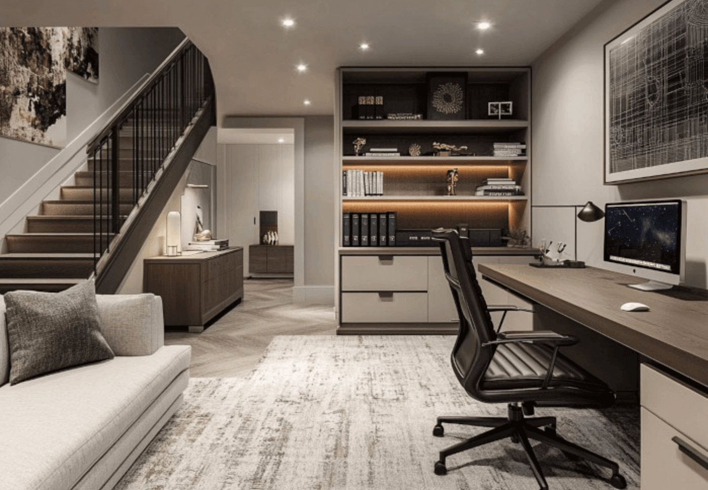 Basement home office Manchester NH