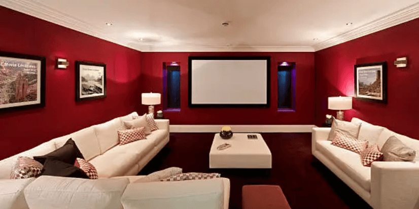 Basement home theater Manchester NH