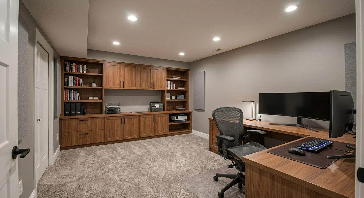 Basement home office Manchester NH